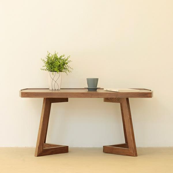 Sohvapöytä puinen moderni muotoilupöytä
