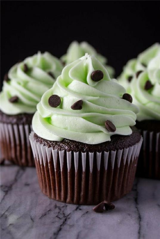 Cupcakes -reseptit Leivontatortletit aloittelijoille Mint Cream
