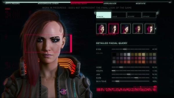 Cyberpunk 2077 Kaikki mitä tiedämme toistaiseksi V Player Creation -näytön mukauttaminen