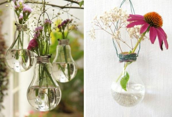 DIY koristeelliset lamput puutarhakukat