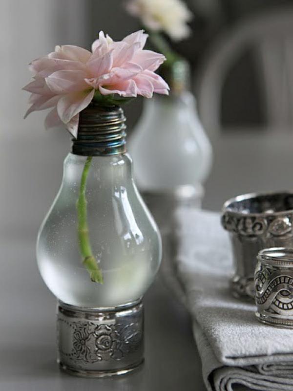 Lamput DIY -koristelu vintage vaaleanpunainen
