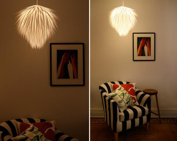 DIY -LAMPUT tee itsestäsi pörröinen lamppu -varjostin