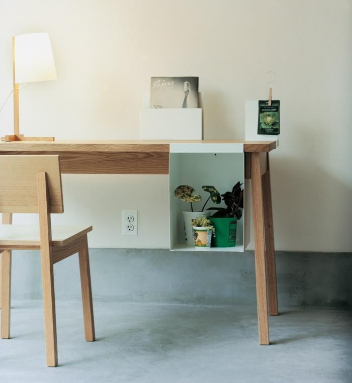DIY -työpöytä rakenna itsellesi puukalusteet työpöytätuoli