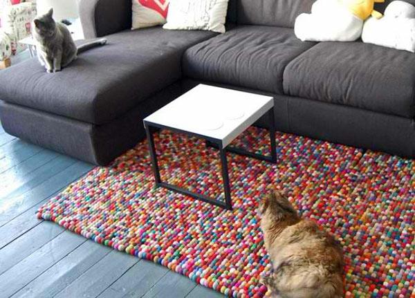 DIY -matot ja lattiamatot sohvapöytä olohuone