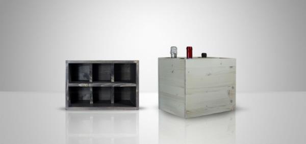 DIY viinitelineet seinälle kiinnitettävään viinitelineeseen
