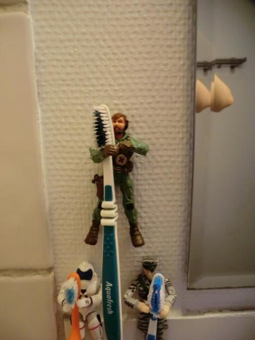 Hammasharjapidike ideoita poikkeuksellisia leluja DIY