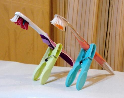 DIY hammasharjapidike ideoita pyykkipojat