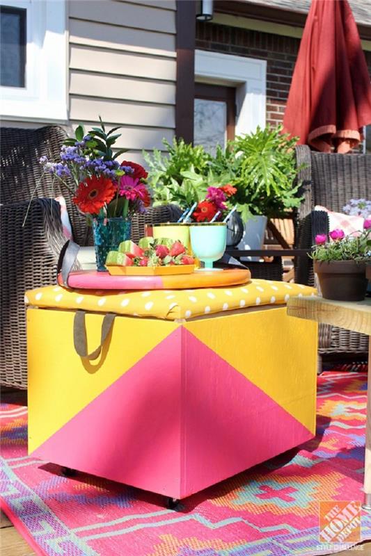 DIY -huonekalujen kierrätysideoita DIY -inspiraatio vanhasta tekee pöydän itse puutarhakalusteista