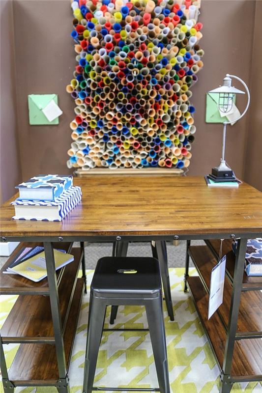 DIY huonekalujen kierrätysideoita DIY -inspiraatio vanhasta tekee työpöydän itse tehdä seinäkoristeita itse