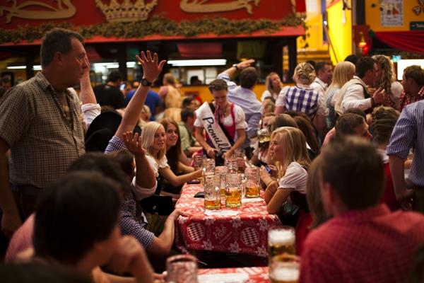 Oktoberfest 2014 Munich -pöytä