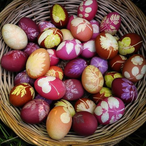 Sisustusideoita Pääsiäiskoriste Pääsiäismunien tulosteita