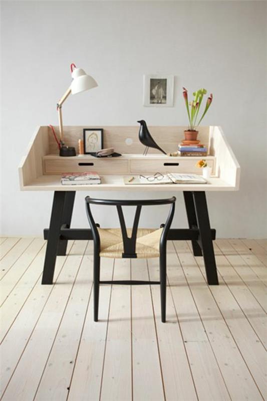 Suunnittelija toimistokalusteet ergonomisesti käytetty täydellinen lattia