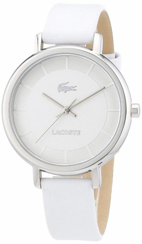 Suunnittelija naisten kellot naisten valkoinen Lacoste -rannekello
