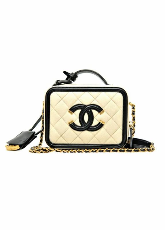 Suunnittelija käsilaukut Chanel -laukut musta valkoinen