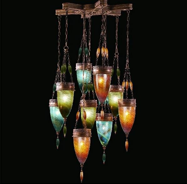 Suunnittelija scheherezade riippuvalaisimet värikkäät lamput valo