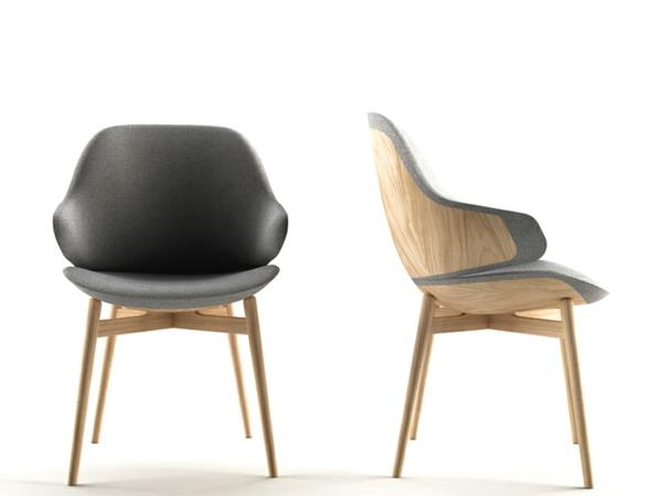Nojatuoli ergonomisesti kaunis malli puusta