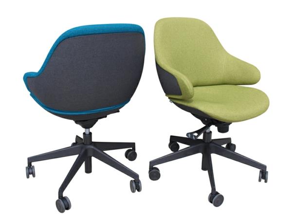Suunnittelija nojatuoli, ergonomisesti kaunis, moderni rulla