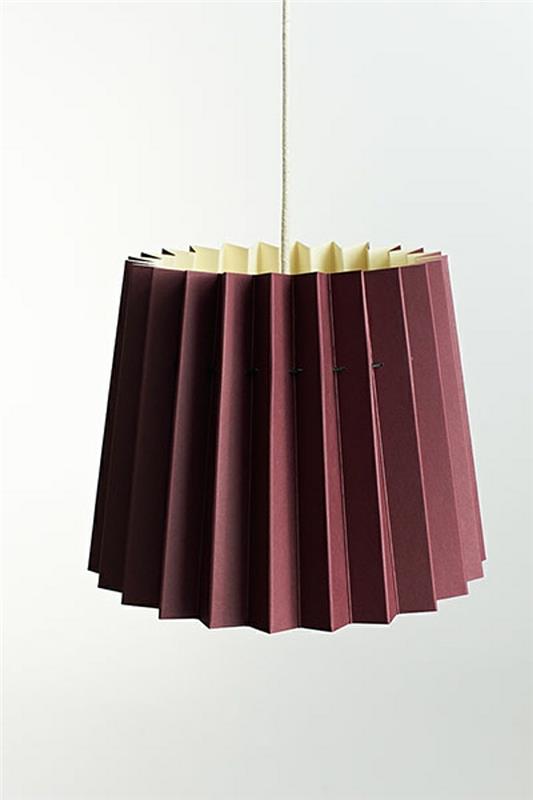 design -valot lampunvarjostin viini punainen sitruunankeltainen