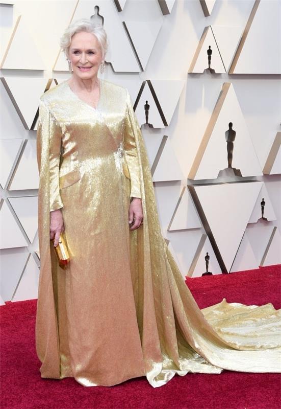 Parhaat asut Oscar-gaala 2019 Glenn Close -värisessä Carolina Herreran mekossa