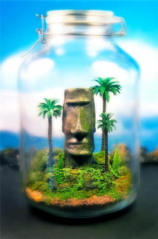 chile art art hämmästyttävä pääsiäissaari lasi