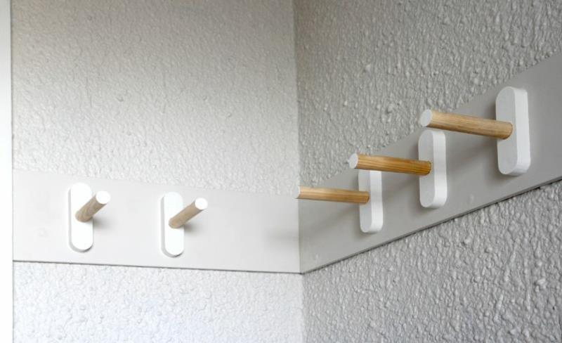 Käytäväkalusteet DIY -naulakko -naulakoukut rakentavat oman vaatehuoneen