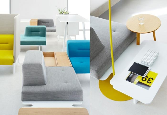 Telakoi huonekalujärjestelmiä modulaarinen sohva ja suunnittelukalusteet