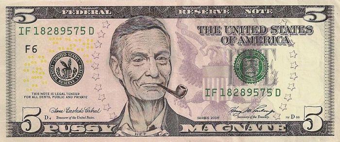 Dollar setelit dollarin setelit hugh hefnerin kasvot muuntaa meidät euroiksi dollareiksi