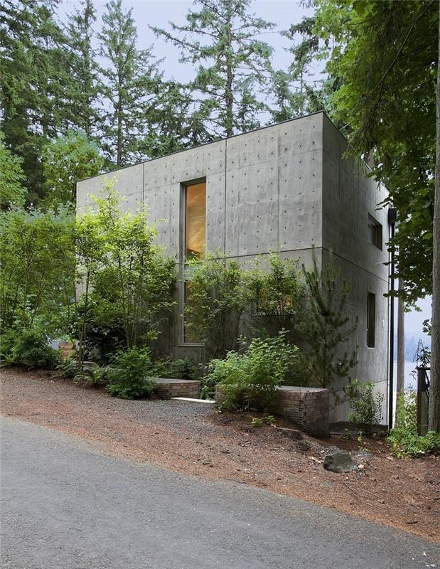 Dorsey Residence Seattlen betoniseinä paljasti betoniseinän kotiin