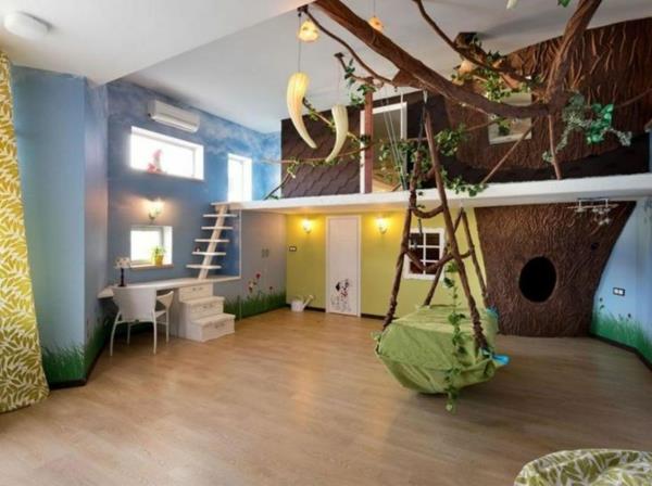 Jungle DIY lasten tapetit suunnittelevat lastenhuoneen lattiat