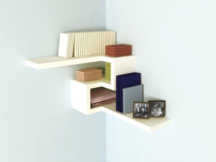 Ikean kulmahylly rakenna itsellesi kulmahylly puu kulmahylly olohuone luova seinäsuunnittelu koristeideoita diy ideoita18