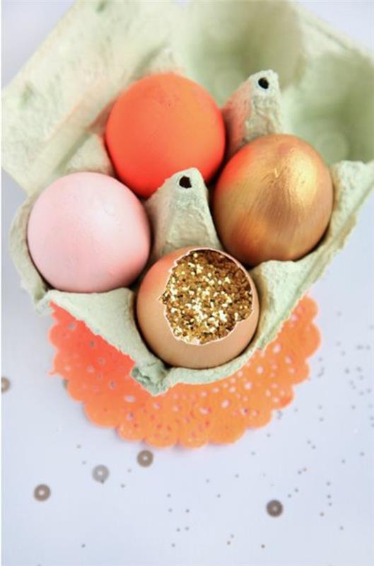 Puhalla munien koristeluideoita pääsiäismunia