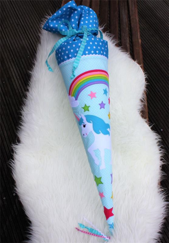 Unicorn idea cuddly kangas koululaukku