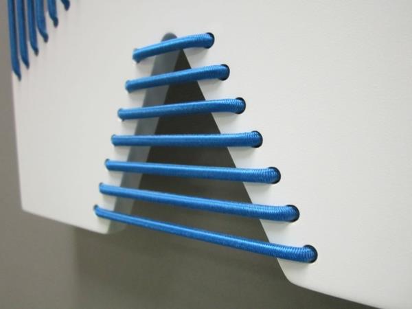 Kertakäyttöiset korsettiseinälaatat käsintehty johto sininen