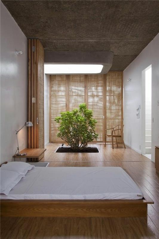 Kalustavia esimerkkejä makuuhuoneesta japanilaiseen tyyliin