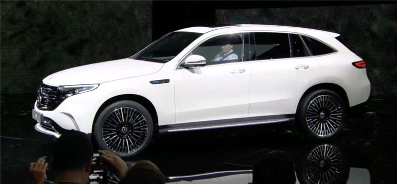 Idea sähköauton yleiskatsauksesta Mercedes EQC