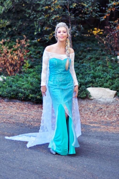 Elsa Disney -elokuvasta Jäädytetyt mielenkiintoiset Halloween -puvut