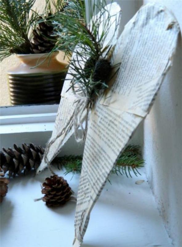 Tinker enkelin siivet paperilevy tinker sanomalehti