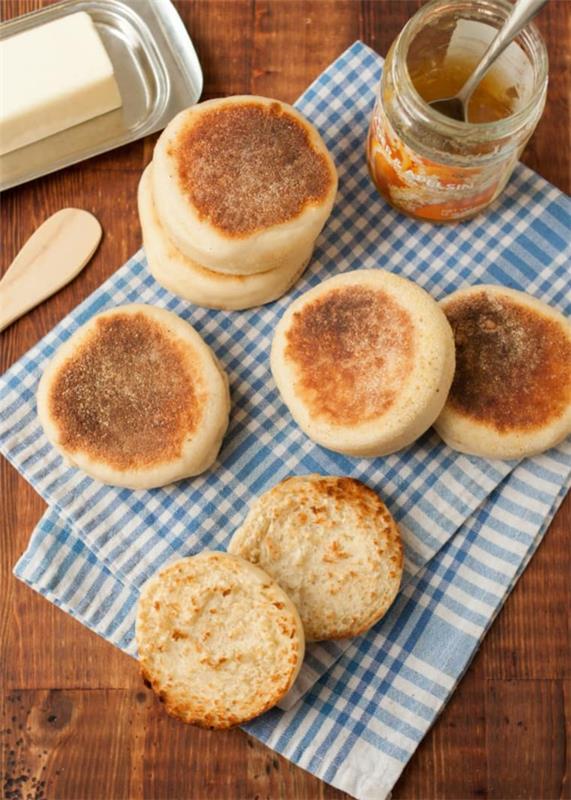 Englanninkieliset muffinit Resepti englantilaisille muffineille aamiaiseksi