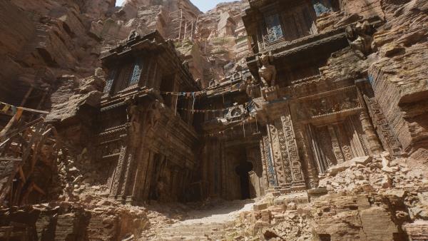 Epic Games julkistaa Unreal Engine 5: n henkeäsalpaavalla PS5 -demolla temppelin sisäänkäynnillä