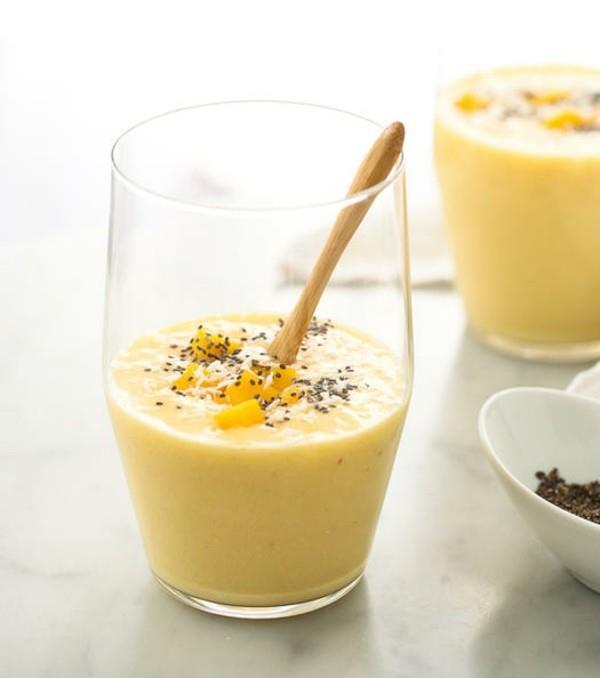 Herneproteiinin ravitsemusvinkit Herneproteiinijauhe Smoothie Mango