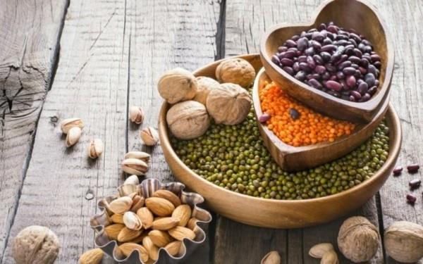 Herneproteiinijauheen ravitsemusvinkit vegaaniproteiinit