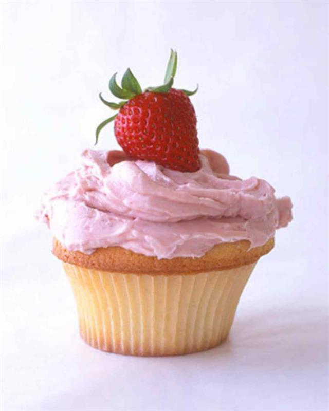 Mansikka Cupcakes Topping Resepti Leivonta Tart resepti Ideoita