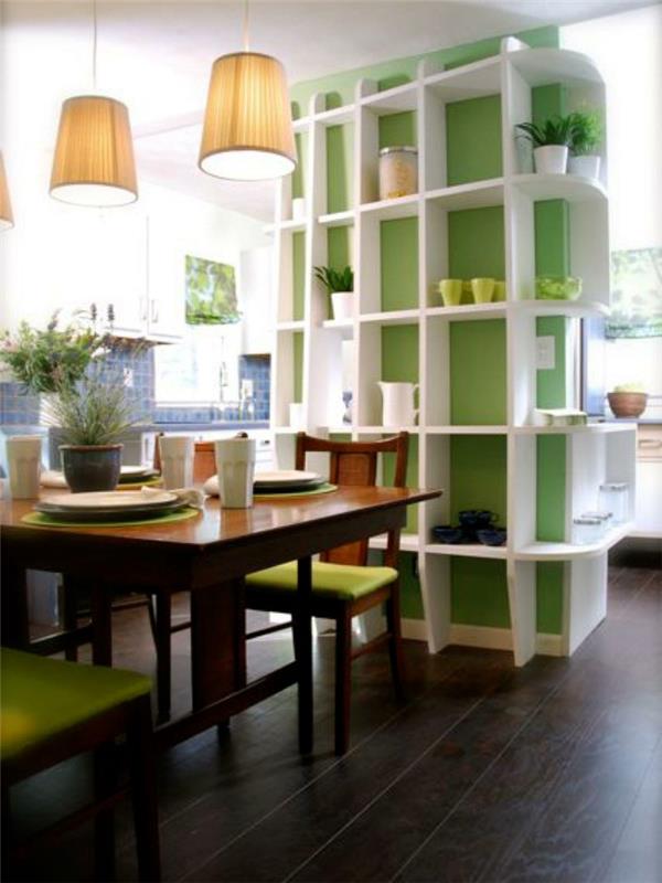 tilaa säästävät huonekalut ruokasali moderni syötävä keittiö ruokasalin huonekalut seinähyllyllä