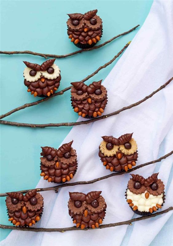 Pöllö Cupcakes Resepti Tart Paista Resepti Ideoita