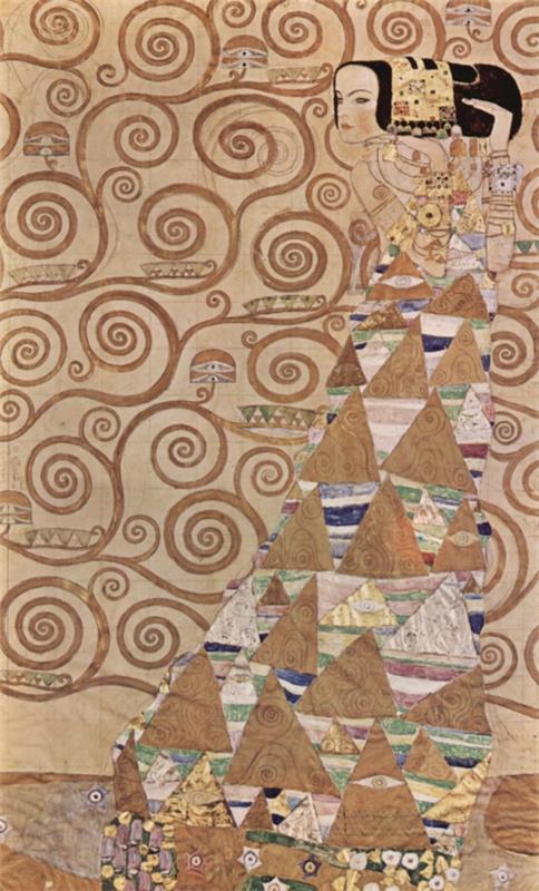 odotukset taideteoksia Gustav Klimt