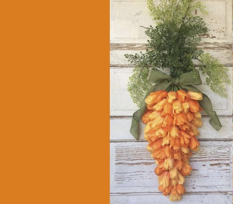 Värit iso porkkana tulppaanit oranssi pääsiäiskoriste
