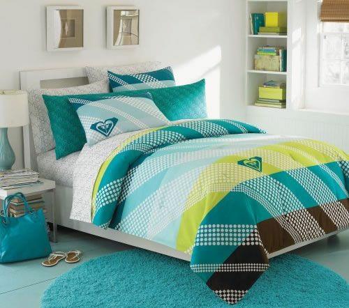 sänky modernit värit värisuunnittelu nuorten huoneeseen