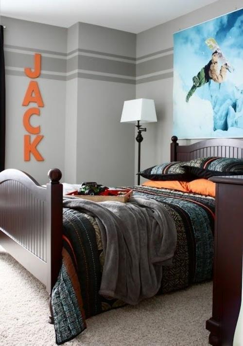 pojat massiivinen sänky väri suunnittelu nuoriso huone