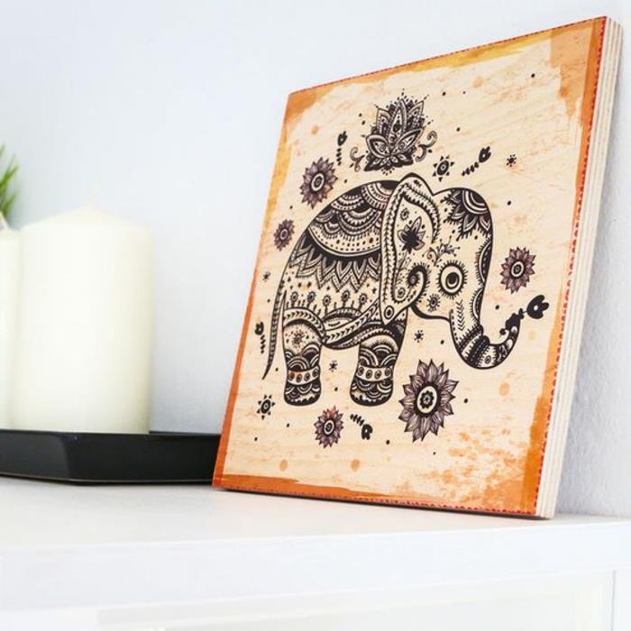 Feng Shui kuvia kodin tarvikkeet positiivinen energia koristelu ideoita norsu