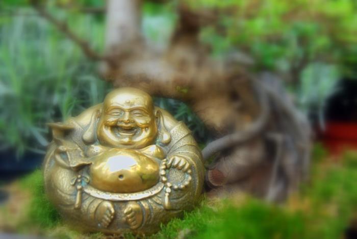 Nauravan Buddhan Feng Shui -puutarha
